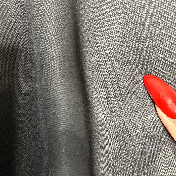 Adidas Mens Medium Black three stripes fleece sweatpants - Picture 6 of 7